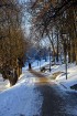 Valmiera ar Gauju līkumotu - pilsētas iedzīvotājus priecē skaisti un sniegoti skati 16