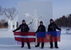 Jelgavas komandas “Sniega sirds” iegūst sudrabu sniega skulptūru čempionātā Harbinā 5