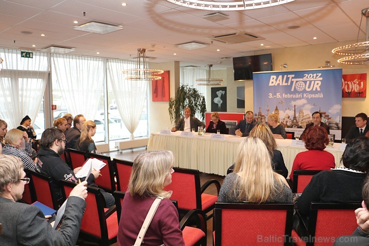 Tūrisma izstādes «Balttour 2017» organizatori 24.01.2017 pulcē medijus viesnīcā «Avalon Hotel» 191591