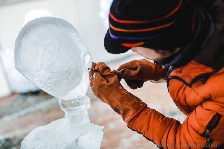 Jelgavā jau tapušas pirmās 30 ledus skulptūras 192309
