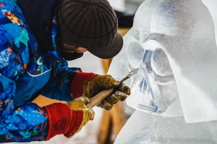 Jelgavā jau tapušas pirmās 30 ledus skulptūras 192322