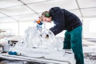 Jelgavā jau tapušas pirmās 30 ledus skulptūras 3