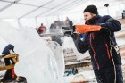 Jelgavā jau tapušas pirmās 30 ledus skulptūras 4