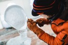Jelgavā jau tapušas pirmās 30 ledus skulptūras 6