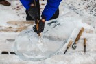 Jelgavā jau tapušas pirmās 30 ledus skulptūras 9