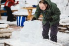Jelgavā jau tapušas pirmās 30 ledus skulptūras 12