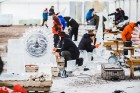 Jelgavā jau tapušas pirmās 30 ledus skulptūras 13