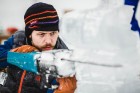 Jelgavā jau tapušas pirmās 30 ledus skulptūras 14