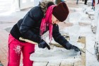 Jelgavā jau tapušas pirmās 30 ledus skulptūras 18