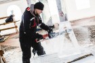 Jelgavā jau tapušas pirmās 30 ledus skulptūras 25