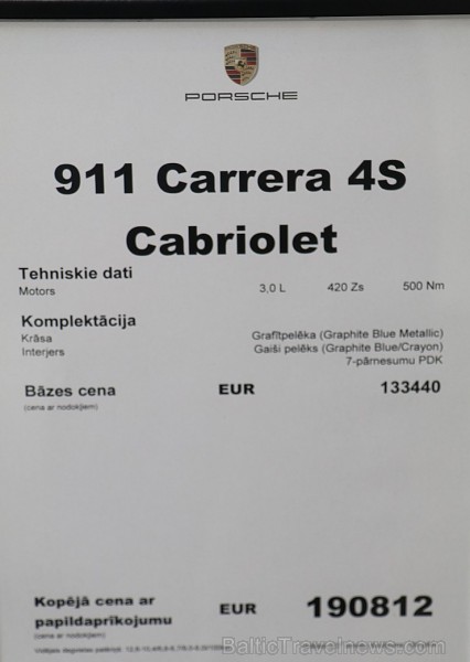 «Porsche Latvija» 28.04.2017 ar garšīgām restorāna «Entresol» uzkodām prezentē ekskluzīvus Porsche modeļus «Porsche Latvija» 28.04.2017 ar garšīgām restorāna «Entresol» uzkodām prezentē ekskluzīvus Porsche modeļus 196134