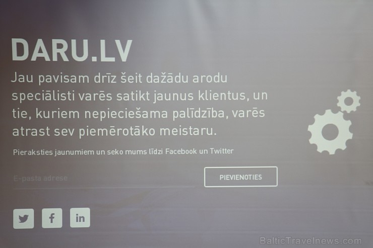 Daru.lv ir jauna interneta vietne, kurā darbs atrod darītāju