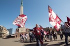 Hokeja fanu mājā Ķīpsalā aktīvi tiek atbalstīta Latvijas hokeja izlase 57