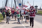 Hokeja fanu mājā Ķīpsalā aktīvi tiek atbalstīta Latvijas hokeja izlase 69