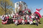 Hokeja fanu mājā Ķīpsalā aktīvi tiek atbalstīta Latvijas hokeja izlase 70