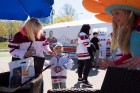 Hokeja fanu mājā Ķīpsalā aktīvi tiek atbalstīta Latvijas hokeja izlase 10