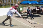 Hokeja fanu mājā Ķīpsalā aktīvi tiek atbalstīta Latvijas hokeja izlase 19