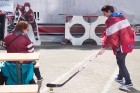 Hokeja fanu mājā Ķīpsalā aktīvi tiek atbalstīta Latvijas hokeja izlase 20