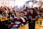 Hokeja fanu mājā Ķīpsalā aktīvi tiek atbalstīta Latvijas hokeja izlase 34