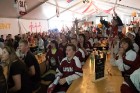 Hokeja fanu mājā Ķīpsalā aktīvi tiek atbalstīta Latvijas hokeja izlase 41