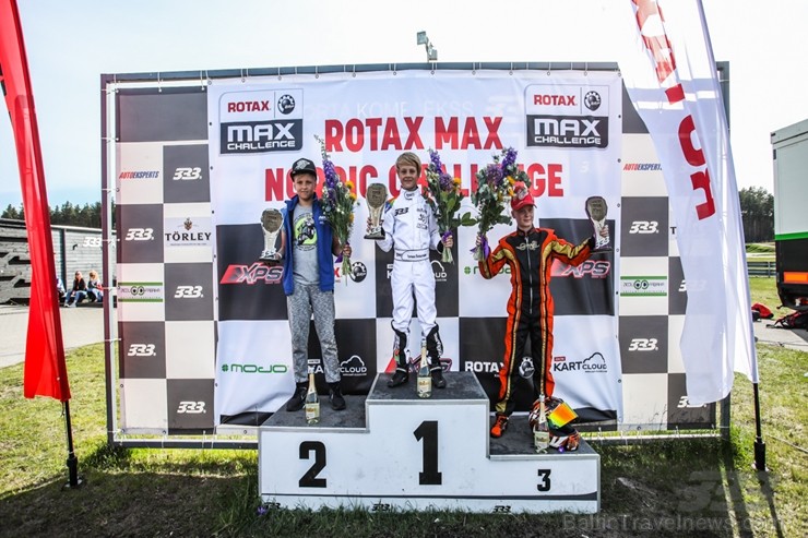 Rīgā «Rotax Nordic Challenge» spēkus mērījuši sporta kartingi 199272