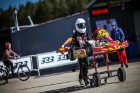 Rīgā «Rotax Nordic Challenge» spēkus mērījuši sporta kartingi 50