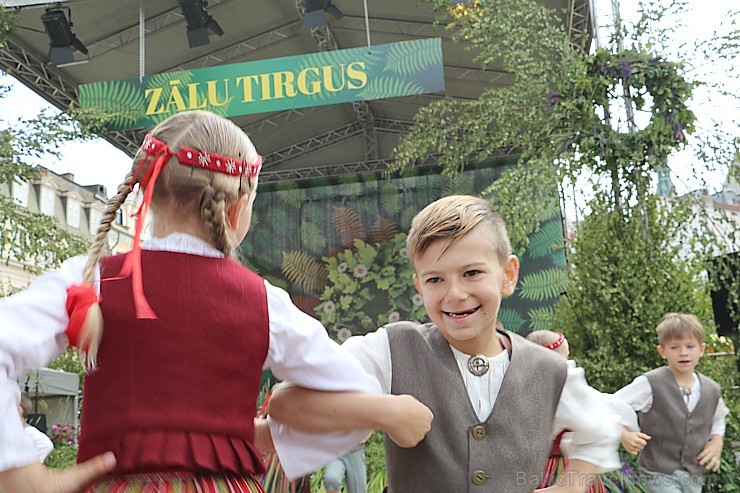 Zāļu tirgus Doma laukumā pulcē gan līksmos rīdziniekus, gan ziņkārīgos ārzemniekus