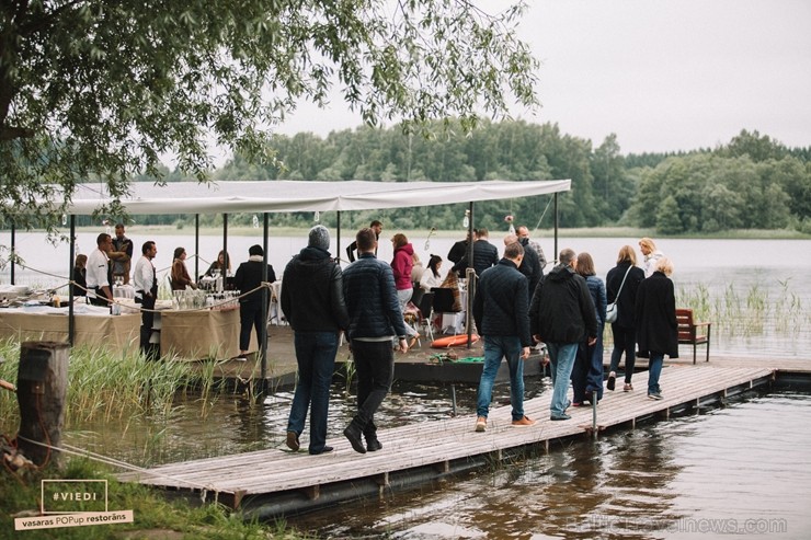 Baltijā pirmo reizi realizēts VAKARS UZ EZERA - jeb vasaras POP-up restorāns Kāla ezerā 201481