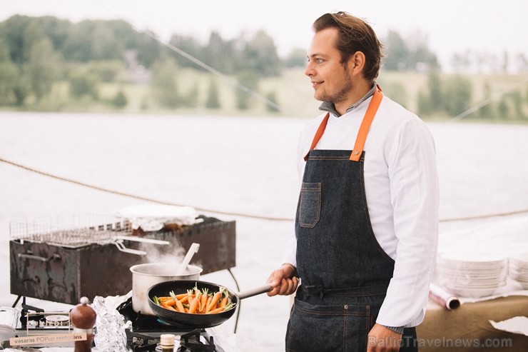 Baltijā pirmo reizi realizēts VAKARS UZ EZERA - jeb vasaras POP-up restorāns Kāla ezerā 201485
