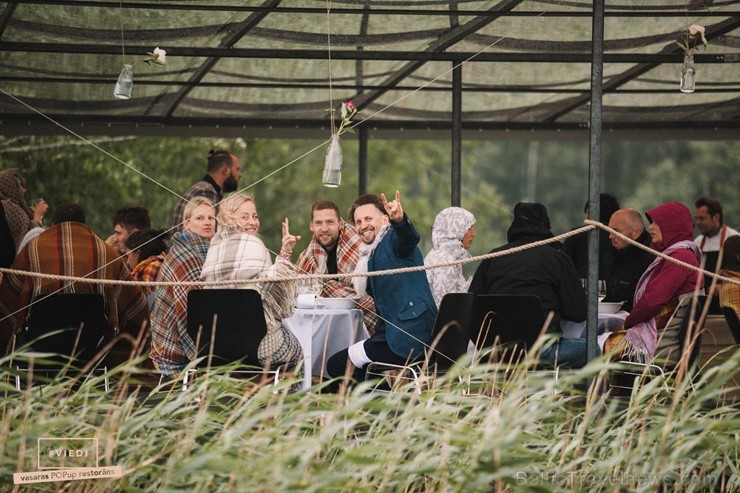 Baltijā pirmo reizi realizēts VAKARS UZ EZERA - jeb vasaras POP-up restorāns Kāla ezerā 201486