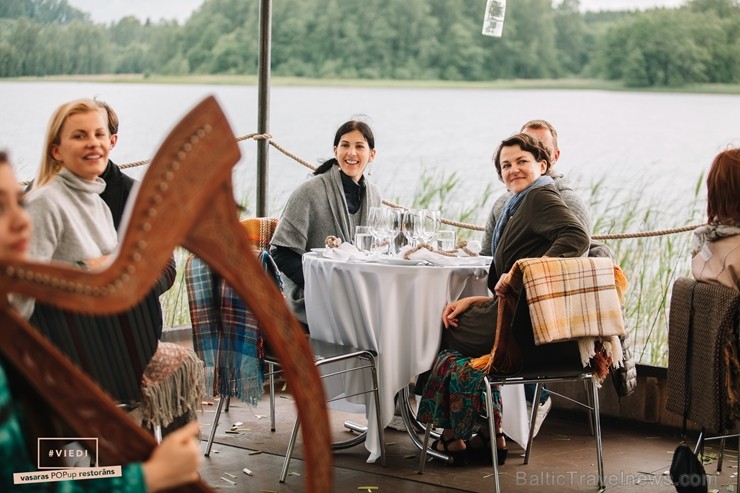 Baltijā pirmo reizi realizēts VAKARS UZ EZERA - jeb vasaras POP-up restorāns Kāla ezerā 201492