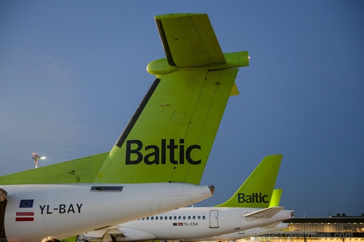 Lidosta «Rīga» un «Airbaltic» medijiem atrāda savu infrastruktūru un gaisa floti 202232