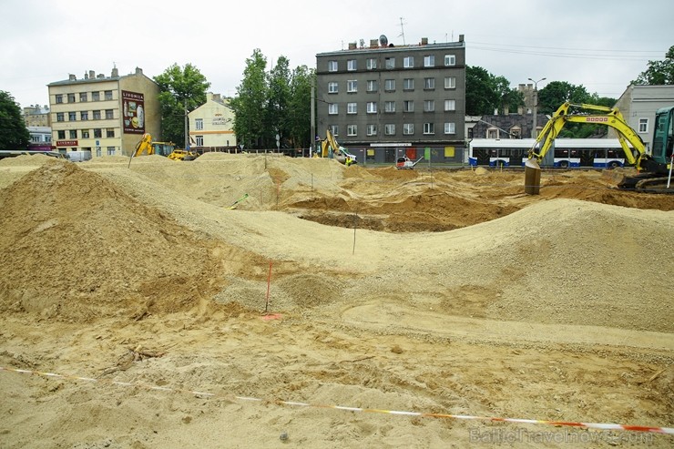 Rīgā aktīvi norisinās darbi, lai 16.septembrī atklātu Centra sporta kvartālu