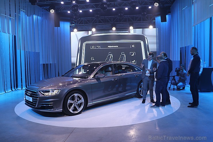 Latvijā 18.10.2017 tiek prezentēts jaunais luksus klases automobilis īpašai ceļošanai - Audi A8 209178