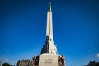 Rīgā svinīgi atklāts restaurētais Brīvības piemineklis 5