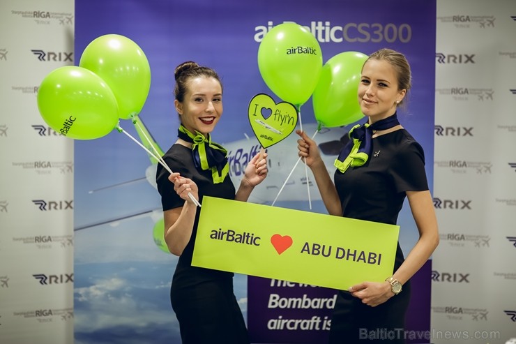 airBaltic svinīgi uzsācis lidojumus no Rīgas uz Abu Dabī 209977