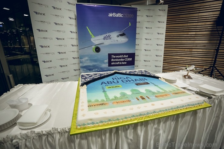 airBaltic svinīgi uzsācis lidojumus no Rīgas uz Abu Dabī