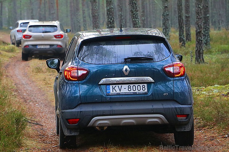 Travelnews.lv meža ceļos iepazīst trīs vāģus - Renault Captur, Renault Koleos un Renault Kadjar 211547