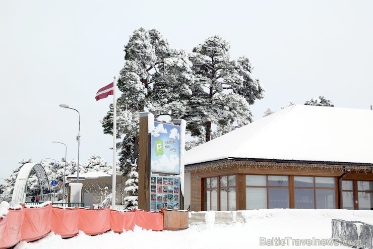 Ventspils «Lemberga hūtē» bauda sniegu, bet gaida salu, lai tas varētu noturēties 212867