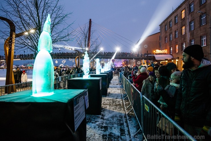 Aizvadīts Starptautiskais Ledus skulptūru festivāls