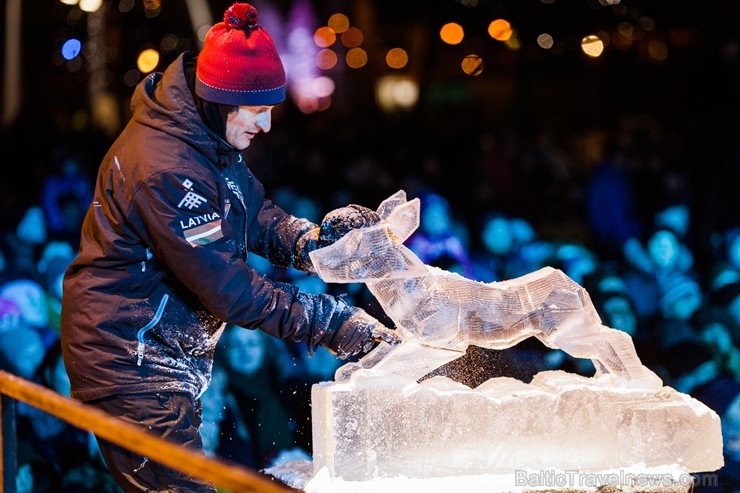 Aizvadīts Starptautiskais Ledus skulptūru festivāls