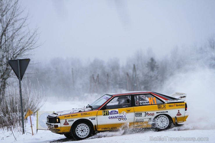 Aizraujošās, sniegotās cīņās aizvada «Rallijs Sarma 2018». Foto: Gatis Smudzis