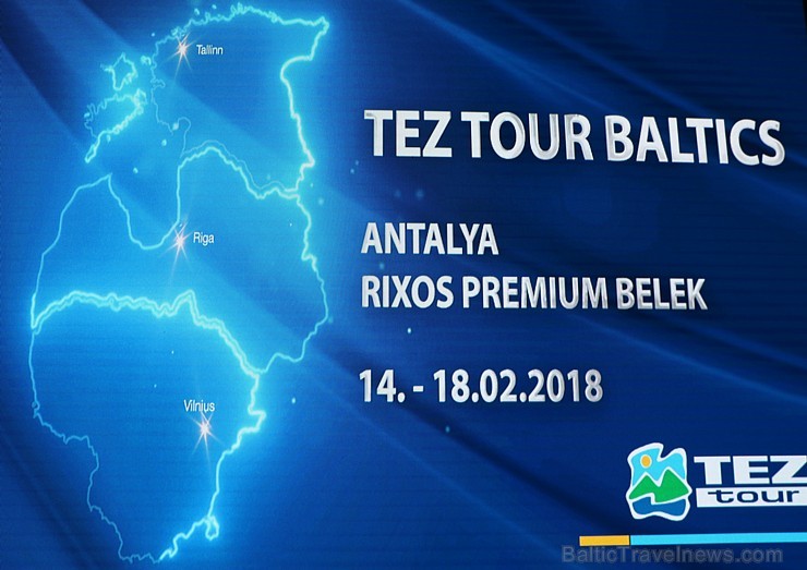 Starptautiskais tūroperators «Tez Tour Latvija» kopā ar tūrisma aģentūrām no Baltijas grandiozi svin 15 gadu jubileju Turcijas viesnīcā «Rixos Premium 216929