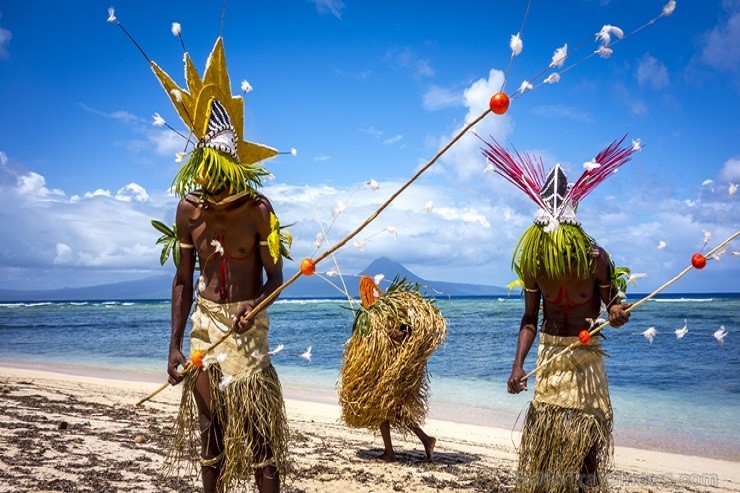 Eksotiskā Vanuatu salu valsts villina doties ceļojumā. Foto: David Kirkland 220842