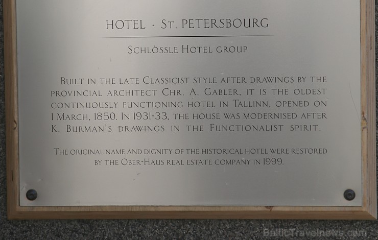 Travelnews.lv iepazīst Tallinas 5 zvaigžņu viesnīcas «Hotel St. Petersbourg» viesmīlību. Atbalsta: Hotel Schlössle