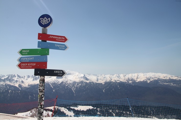 Travelnews.lv izbauda Soču kalnu ainavas no «Rosa Khutor» slēpošanas trasēm 222632