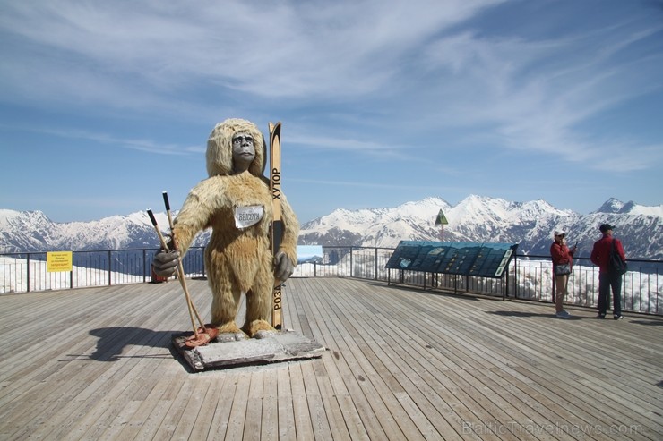 Travelnews.lv izbauda Soču kalnu ainavas no «Rosa Khutor» slēpošanas trasēm 222639