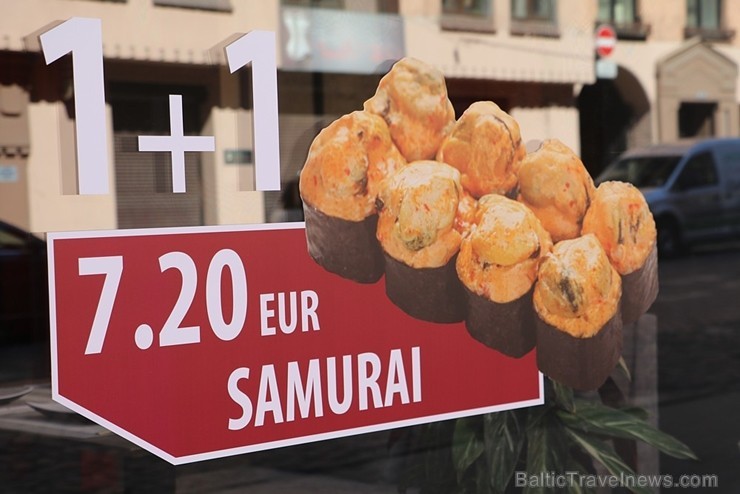 Uz A.Čaka un Blaumaņa ielas stūra ir atvērsies jauns restorāns «Samurai Suši»