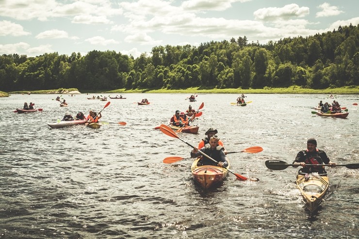 Ceturtais Vislatvijas ūdenstūristu saiets «Lielais plosts 2018» 20.05.2018. izbrauc Daugavu Krāslava - Slutišķi 