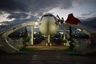 Turcijas Zvaigžņu parkā, kas veltīts aviācijai, ir iespēja apmeklēt unikālu resotrānu, kas iekārtots lidmašīnas korpusā 33